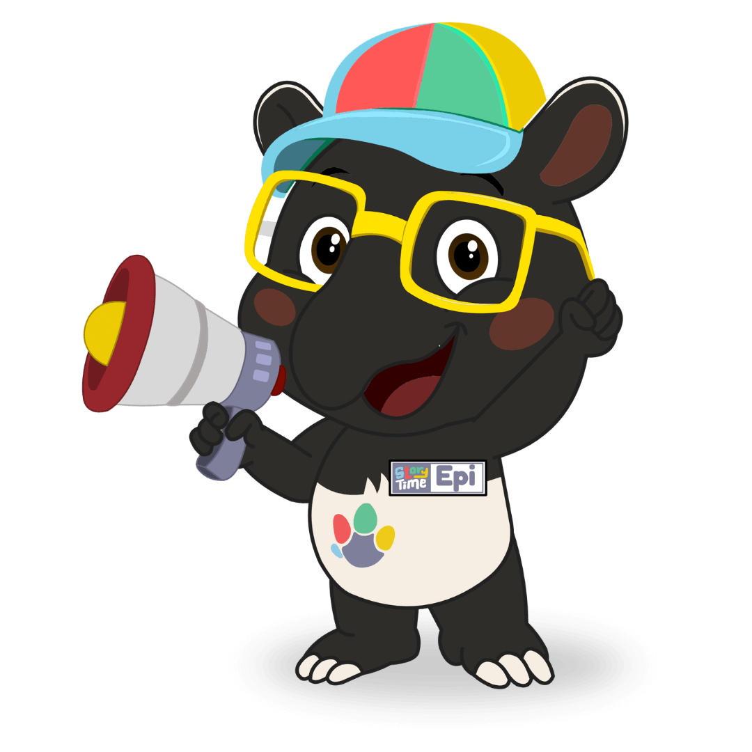 StoryTime mascot character