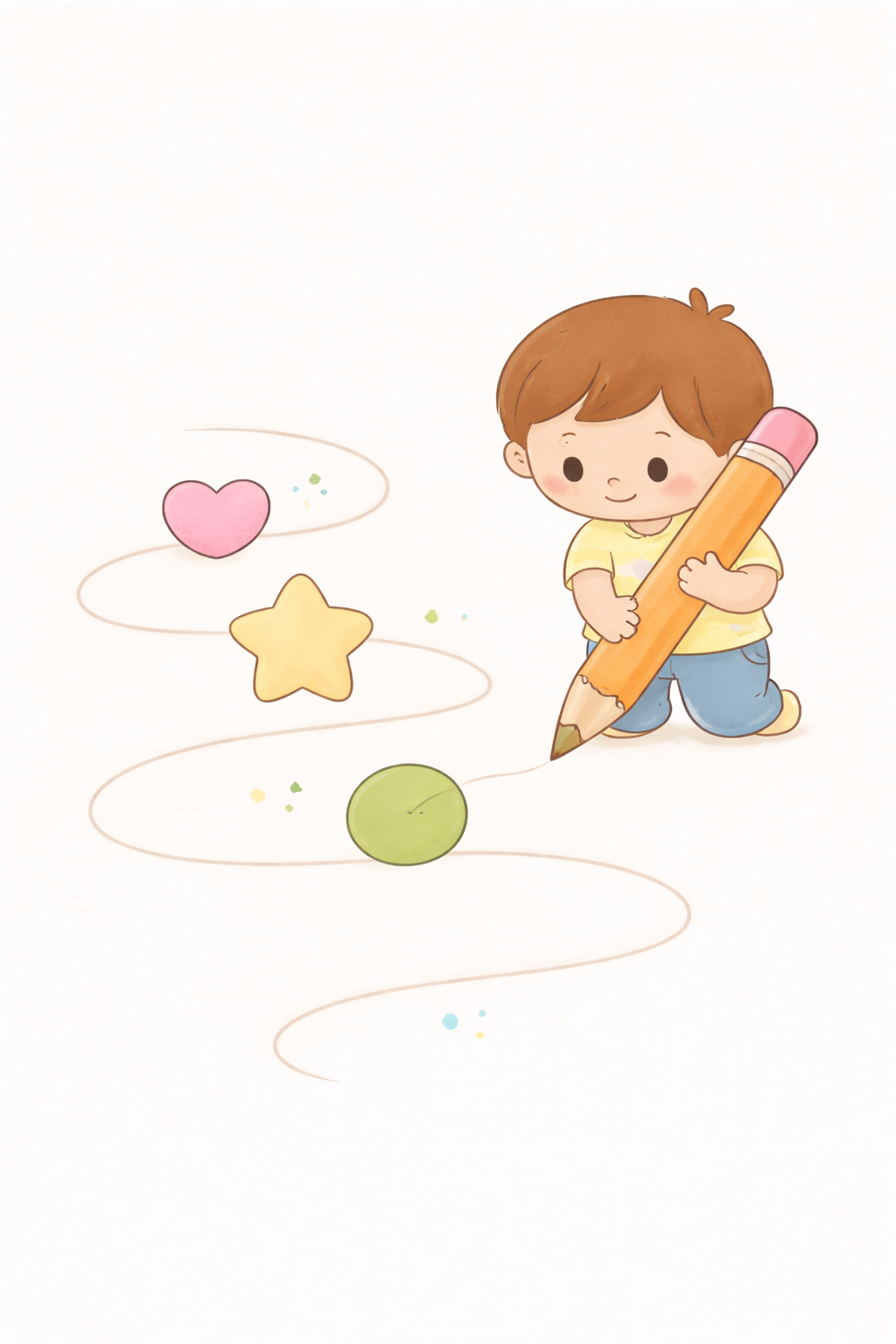 Letters A–E: Trace & Find