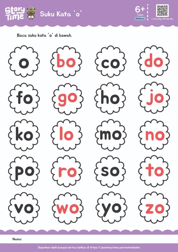 Suku Kata "o" preview 1