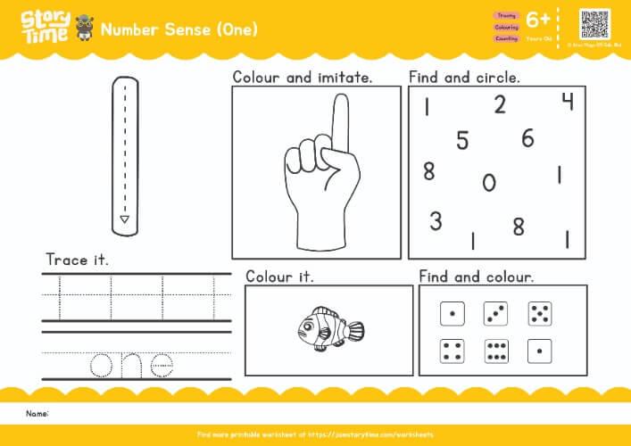 Number Sense (One) preview 1