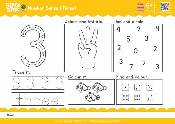 Number Sense (Three) preview 1
