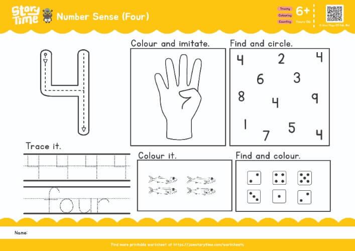 Number Sense (Four) preview 1
