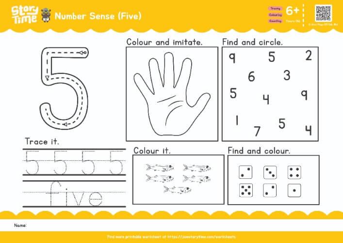 Number Sense (Five) preview 1