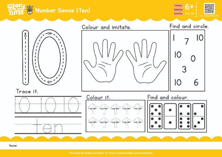 Number Sense (Ten) preview 1