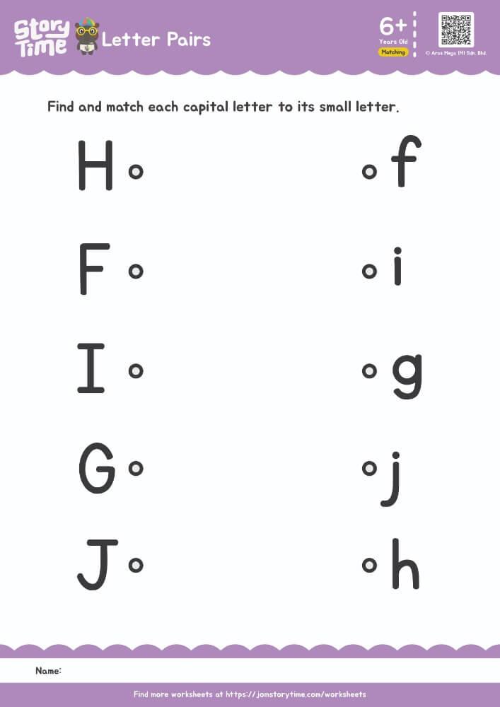 Letter Pairs (F-J) preview 1