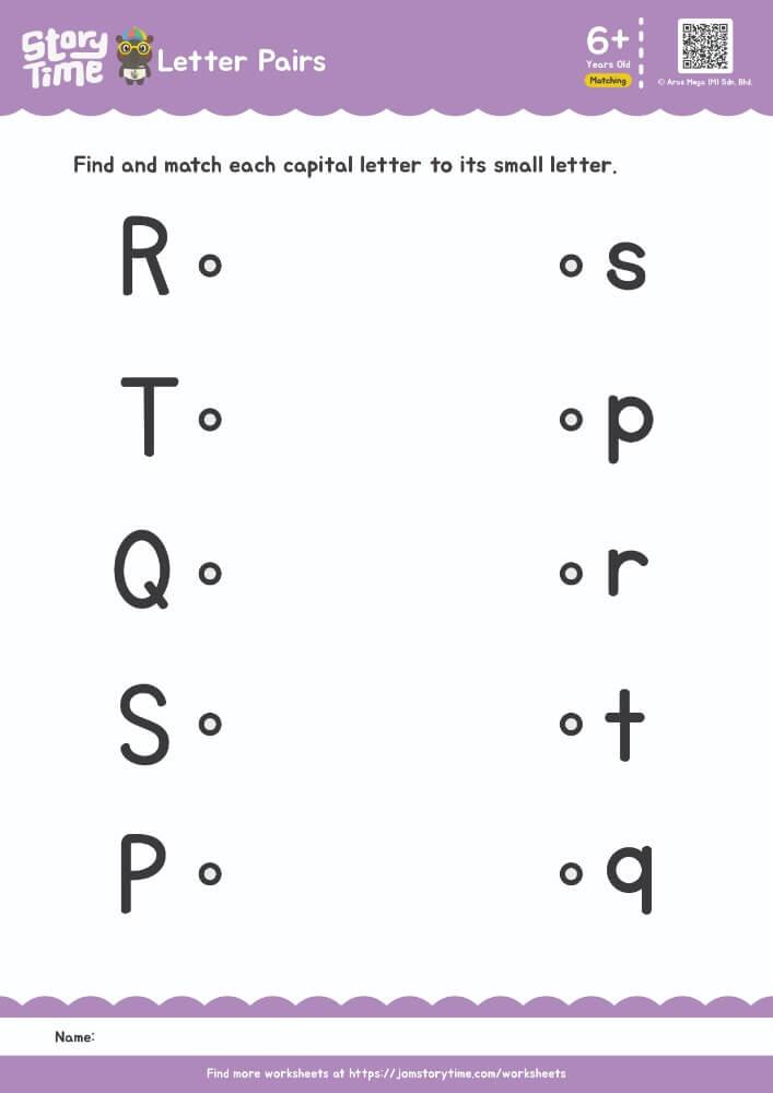 Letter Pairs (P-T) preview 1