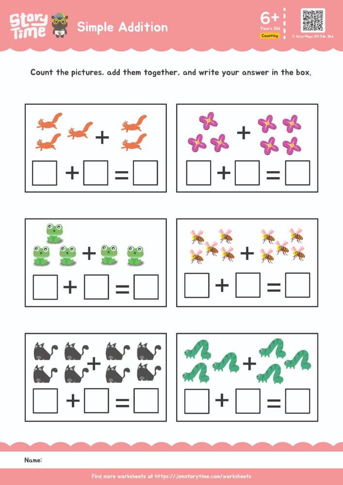 Simple Addition preview 1