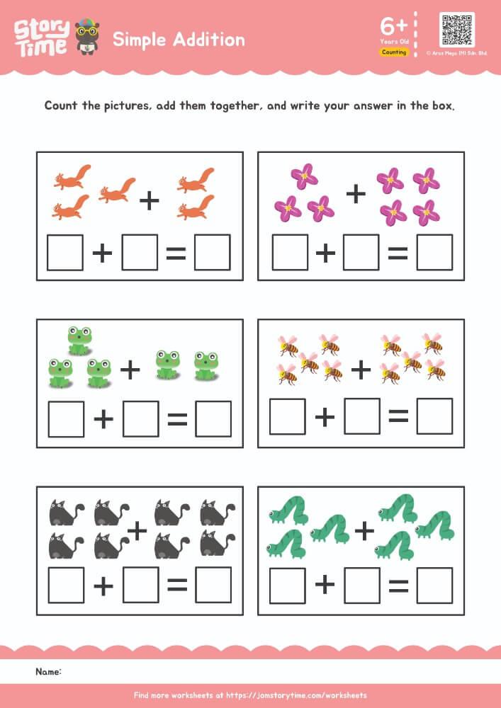 Simple Addition preview 1